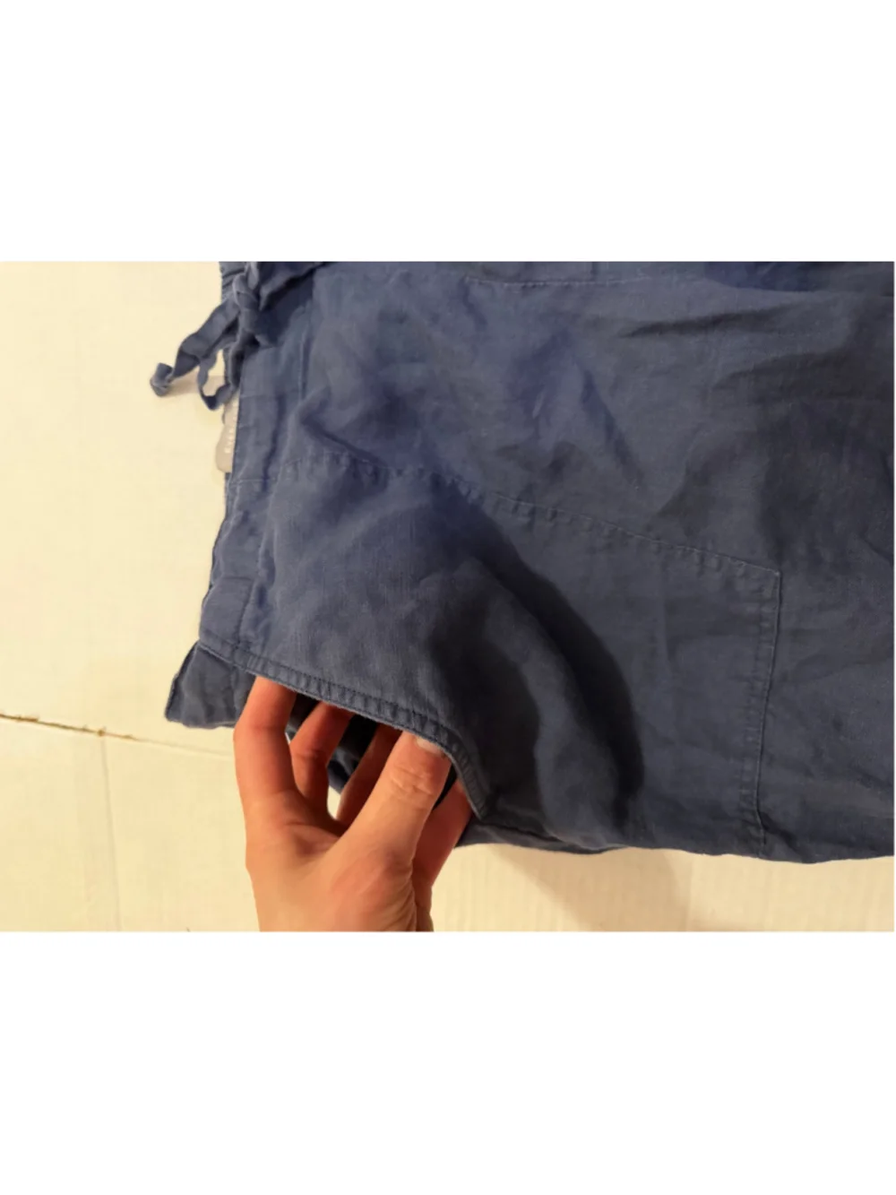 Women's Everlane Linen Trousers Size 2 Blue